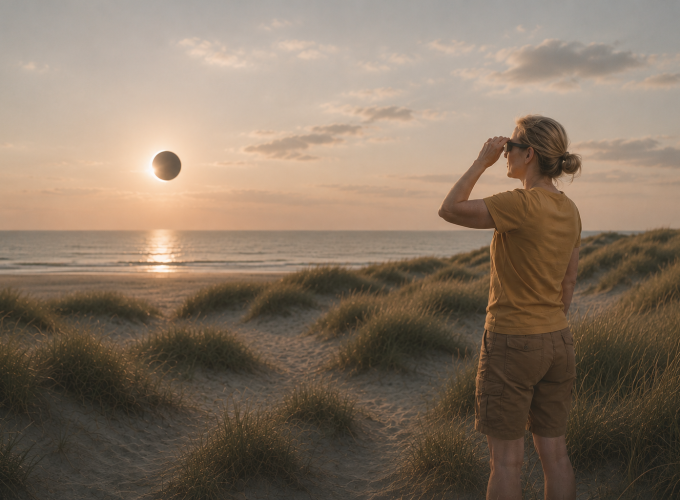 Zonsverduistering - Beleef een van de meest bijzondere hemelverschijnselen van deze eeuw op Vlieland